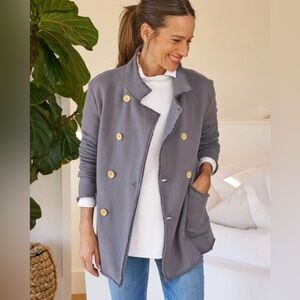 FRANK & EILEEN BELFAST PEACOAT SIZE XS